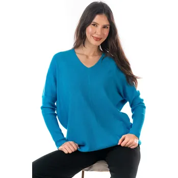 Dámský svetr Dámský svetřík JUNKO Světle modrá 40/44