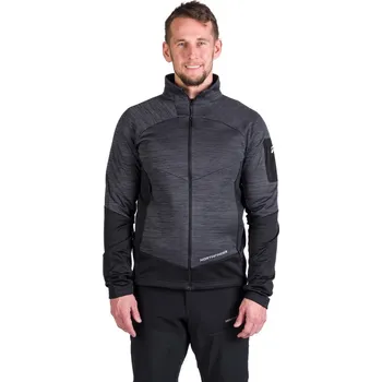 Pánská mikina Pánská zateplená turistická mikina se zipem NORTHFINDER-GIACOMO-411greyblack Šedá XL