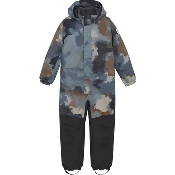 Dětský overall Dětský zimní overal COLOR KIDS-Coverall - AOP-7842-Stormy Weather Šedá 116