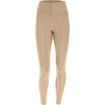 Dámské jeggings kalhoty FREDDY-WR.UP® superskinny push up 7/8 trousers with high waist and zip-Nomad Béžová M