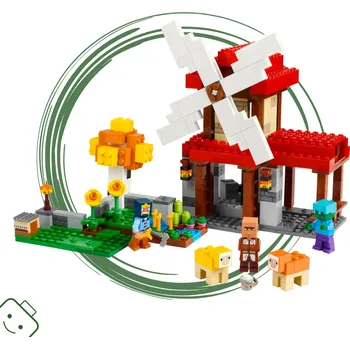 Stavebnice LEGO LEGO® Minecraft® Farma s větrným mlýnem - obal 2. jakosti / 21262-x