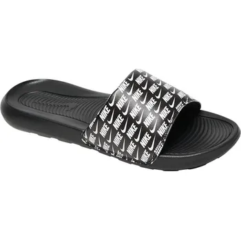 Pánské pantofle Pánské šlapky (plážová obuv) NIKE-Victory One Slide Print black/white/black Černá 47,5