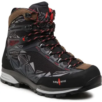 Dětská fitness obuv Pánská kotníková turistická obuv KAYLAND-Cross Ground Gtx, Dark Brown Hnědá 42