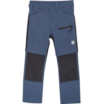 Příslušenství pro turistickou hůl Dětské turistické kalhoty COLOR KIDS-Soft Pants Stretch W. Zip Off, vintage indigo Modrá 122