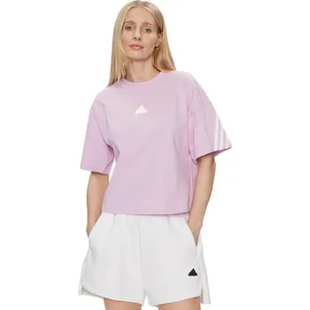Dámské triko s krátkým rukávem ADIDAS-W FI 3S TEE-IL3066-bliss lilac Fialová S