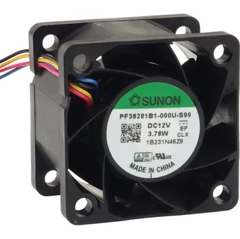 Počítačové chlazení Sunon DC axiální ventilátor 38×38×28 mm, 12 V DC, 51.8 dB PF38281B1-000U-S99