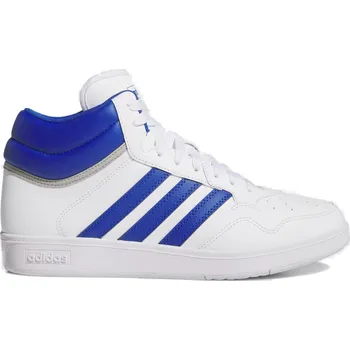 Pánská tenisová obuv Pánská rekreační obuv ADIDAS-Hoops 4.0 Mid M cloud white/royal blue/grey two Bílá 48