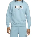 Pánská zateplená mikina NIKE-M NSW SW AIR CREW FLC BB-464 DENIM TURQ/BLACK Modrá S