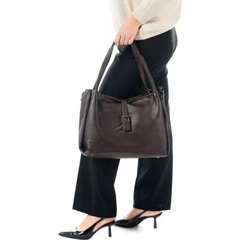 Kabelka Dámská kabelka NAYL uni Tmavě hnědá