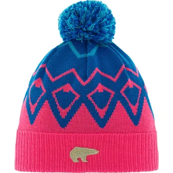 Čepice Dětská zimní čepice EISBÄR-Ziggy OS Pompon MÜ kids 944 Růžová 29/35 cm