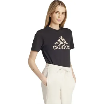 Dámské triko s krátkým rukávem ADIDAS-W ANIMAL T-IW5174-Black Černá M