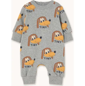 Dětský bavlněný overal Tinycottons DOGS ONE-PIECE AW25.069 šedá 09X, vel. 80