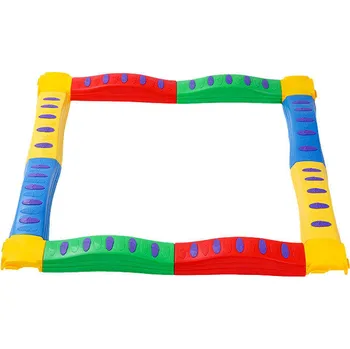 Balanční deska Merc sport Balanční dráha SQUARE – akupresurní, sada 12 ks, variabilní sestava