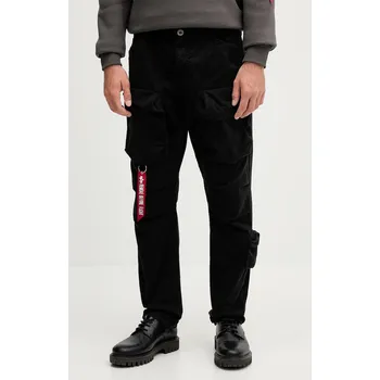 Pánské kalhoty Bavlněné kalhoty Alpha Industries 148207.03 černá 99X, vel. 36
