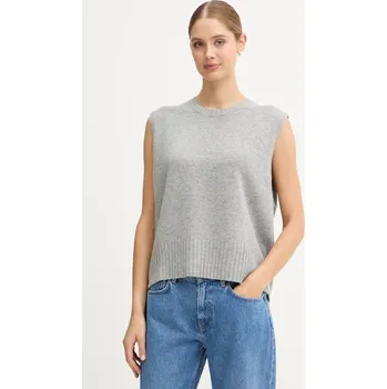 Dámská vesta Vesta s přídavkem vlny United Colors of Benetton 126WD10BA šedá 90X, vel. M