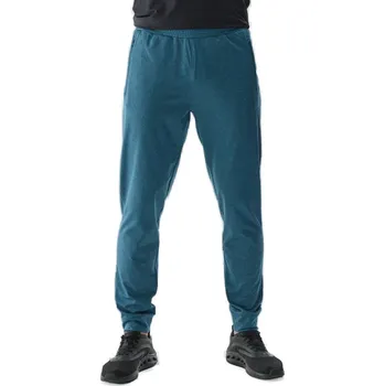 Dámská móda Pánské zateplené tepláky 4F-TROUSERS FNK-WAW24TFTRM682-46M-TEAL MELANGE Modrá S