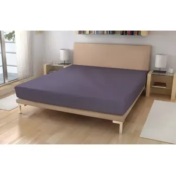 Prostěradlo Froté prostěradlo 180/200 ocelově šedá