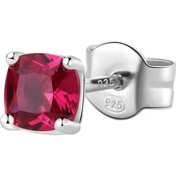 Náušnice Náušnice Brosway FANCY PASSION RUBY s rubínovým zirkonem - Stříbro 925