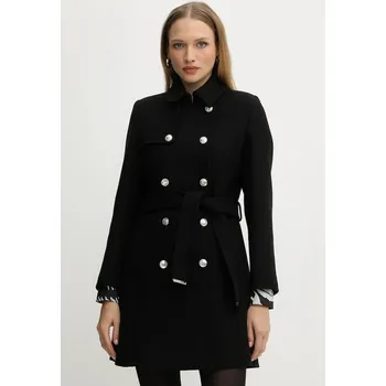Dámský kabát Kabát s příměsí vlny Morgan GEVA černá 99X, vel. 40