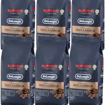 Káva DeLonghi Kimbo Espresso 100% Arabica 6 x 1kg