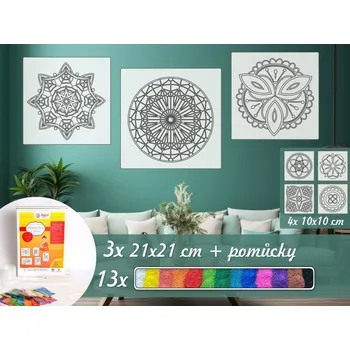 kreativní sada Základní sada pro pískování MANDAL 2