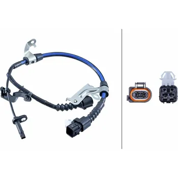 ABS Snímač, počet otáček kol HELLA 6PU 358 251-241