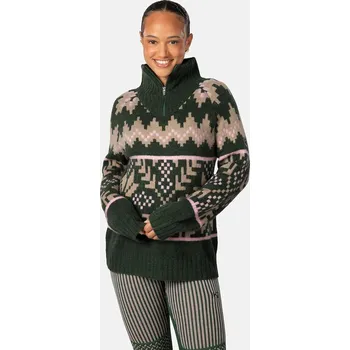 Dámský svetr Svetr Kari Traa AMELIA 623605 zelená 79X, vel. L
