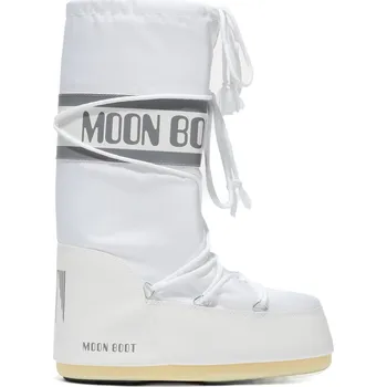 Dámská zimní obuv Dámské vysoké zimní boty MOON BOOT-MB ICON NYLON-A001 WHITE Bílá 35/38