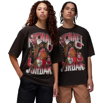 Pánské tričko Pánské triko s krátkým rukávem NIKE-JORDAN FLT ESS GFX OVSZ SS CRW Černá L