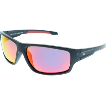 Sluneční brýle H.I.S. POLARIZED-HPS87104-1, black, smoke with red mirror POL, 63-16-132 Černá 63-16-132