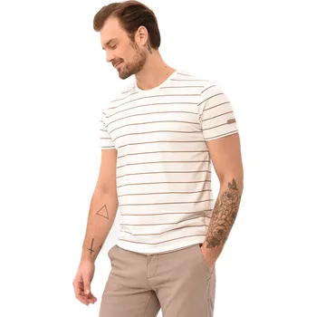 Pánské tričko Pánské triko s krátkým rukávem VOLCANO-ALLY-100-WHITE Bílá S