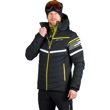 Pánská lyžařská bunda NORTHFINDER-YAROGNEV-672blacklimegreen Černá XXL