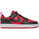 Chlapecká rekreační obuv NIKE-Court Borough Low Recraft K university red/orange/midnight navy Červená 31,5