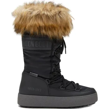 Dámská zimní obuv Dámské vysoké zimní boty MOON BOOT-MB LTRACK MONACO WP-N001 BLACK Černá 36