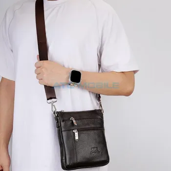 Pouzdro na mobilní telefon Pánská taška Shield4U Bag 1160 tm. hnědá a zpět 78 Kč s ATC Clubem