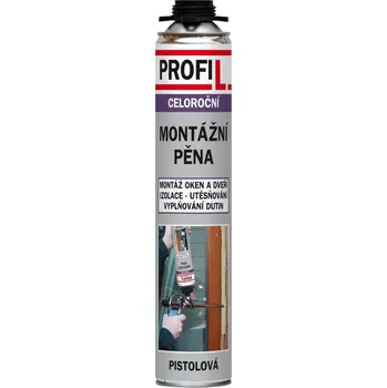 Montážní pěna Profil montážní pěna, pistolová, 750 ml