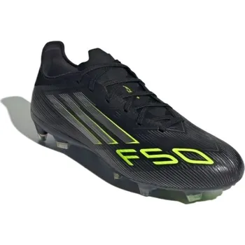 Kopačky Pánské fotbalové kopačky outdoorové ADIDAS-F50 Pro M FG core black/iron metallic/lucid lemon Černá 39 1/3