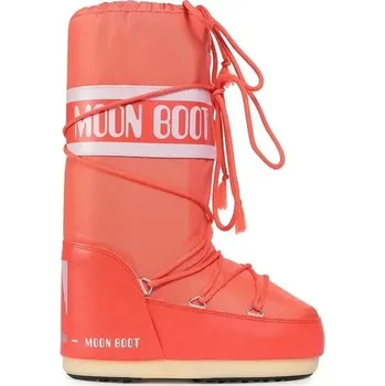 Dámská zimní obuv Dámské vysoké zimní boty MOON BOOT-ICON NYLON, 080 coral Růžová 39/41