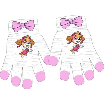 Rukavice Paw Patrol - Tlapková patrola -Licence Dívčí rukavice - Paw Patrol 52421980, šedá Barva: Šedá, Velikost: uni velikost
