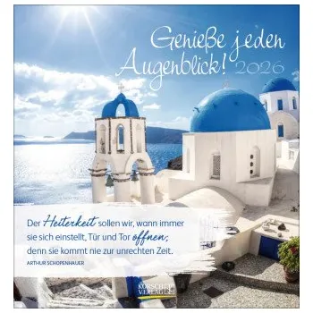 Kalendář Genieße jeden Augenblick 2026 (DE)