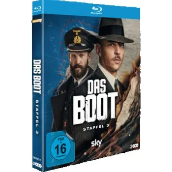Blu-ray film Das Boot - Staffel 3, 3 Blu-ray – Hans Steinbichler,Dennis Gansel,Franz Dinda,Tom Wlaschiha,Pierre Kiwitt (DE)