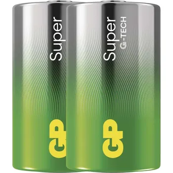Článková baterie GP Alkalická baterie SUPER D (LR20) - 2ks
