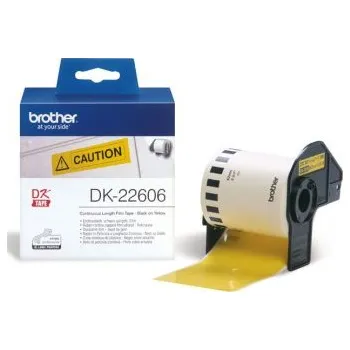 Kancelářské potřeby BROTHER žlutá filmová role DK-22606/ QL/ 62mm x 15,24m