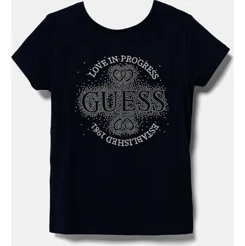 Dívčí tričko Dětské tričko Guess J5RI36.K6YW4.PPYA námořnická modř 59X, vel. 125-135