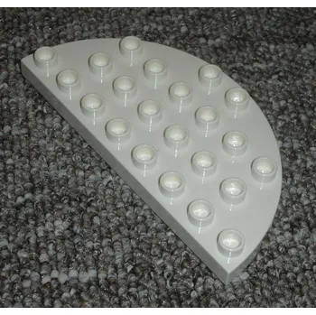 Stavebnice LEGO Lego Duplo D20222 (29304) deska, podložka 4x8 zakulacená bílá POUŽITÉ (6258901)