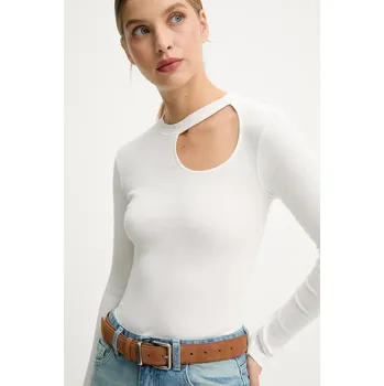 Pánské tričko Tričko s dlouhým rukávem Answear.LAB IVVI.22.TOS bílá 00X, vel. L