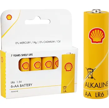 Článková baterie Baterie AA SHELL sada 6 ks KO-C31300320