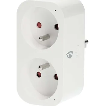 Mobilní telefon NEDIS Wi-Fi chytrá duo zásuvka/ 16A