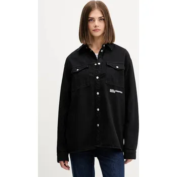 Dámská košile Džínová košile Karl Lagerfeld Jeans A4W11033 černá 99X, vel. S