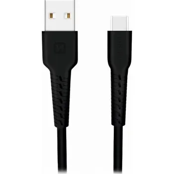 Swissten datový kabel usb / usb-c 1,0 m černý